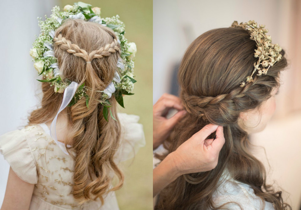 Little Girl Wedding Hairstyles
 Wedding hairstyles for little girls 6 cute flower girl