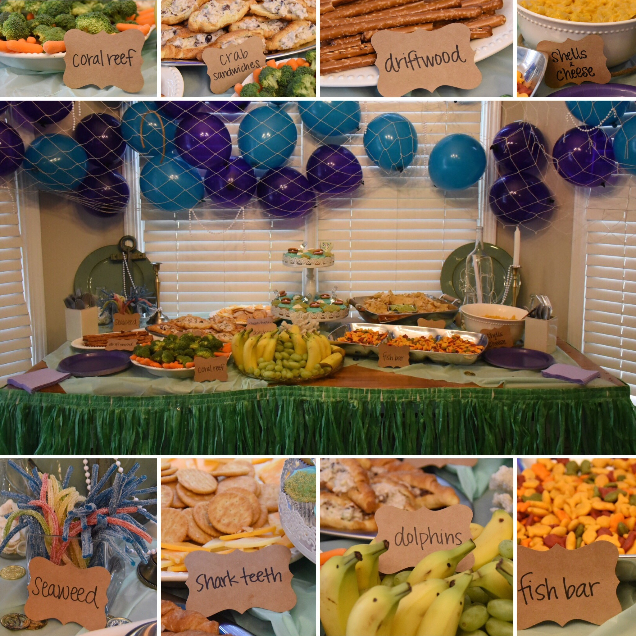 Little Mermaid Party Food Ideas
 Little Mermaid Birthday Party Talk of the Trains