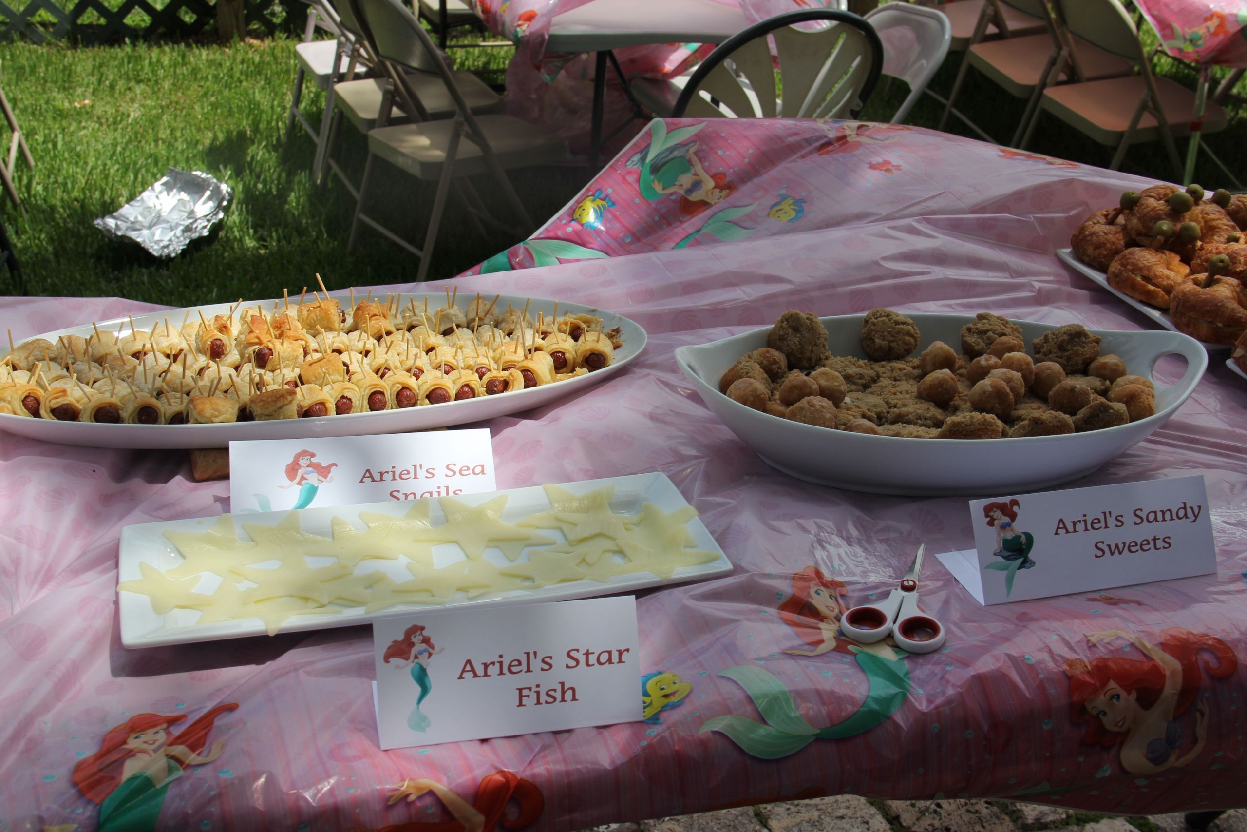 Little Mermaid Party Food Ideas
 The Little Mermaid Party Food Ideas Ariel Cheese Star Fish