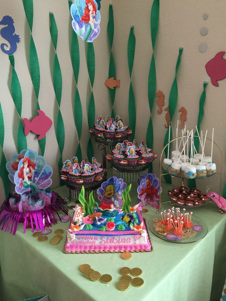 Little Mermaid Theme Party Ideas
 Little mermaid theme kids birthday party