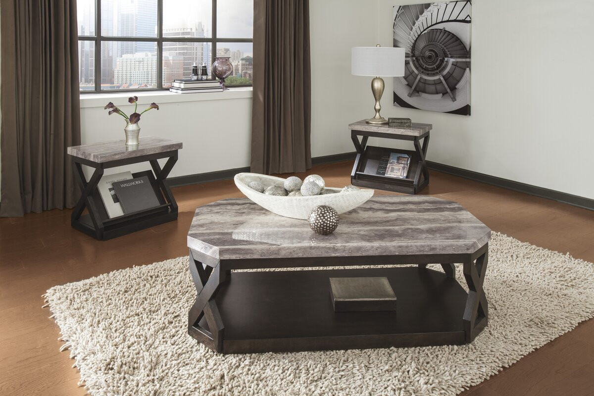 Living Room Coffee Table Sets
 Latitude Run Kelton 3 Piece Coffee Table Set & Reviews