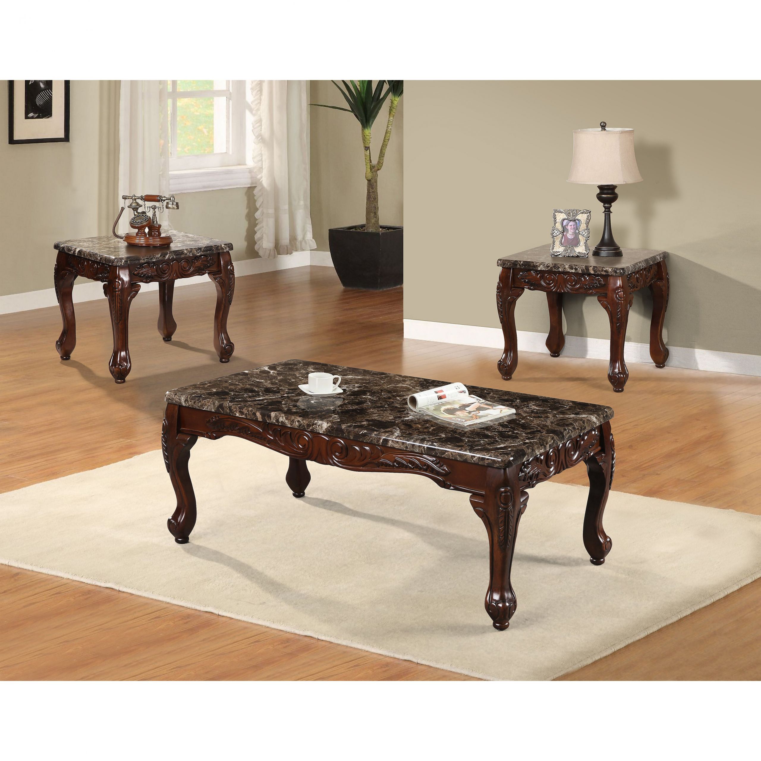 Living Room Coffee Table Sets
 Best Quality Furniture 3 Piece Coffee Table Set & Reviews