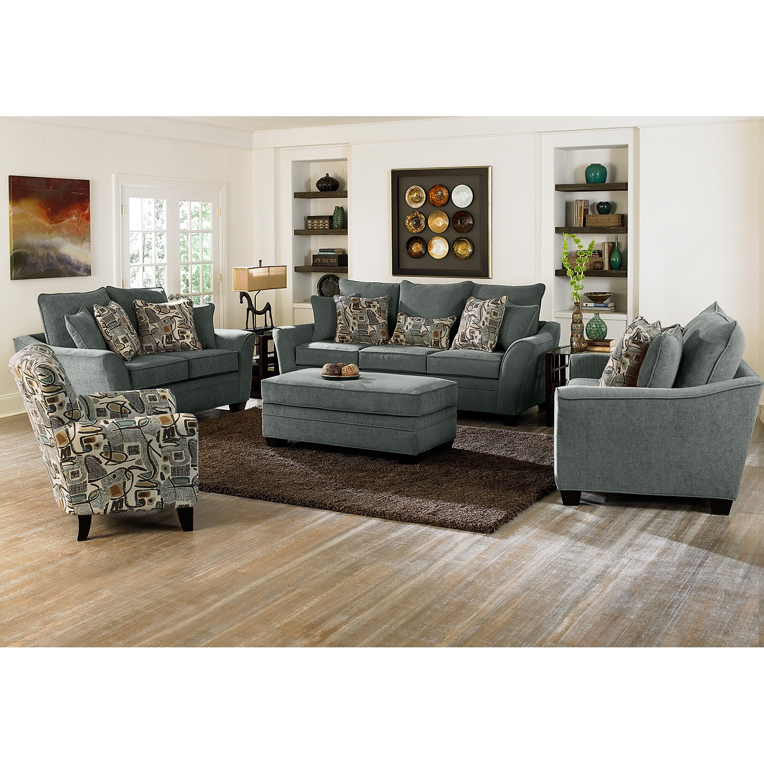Living Room Furniture Chairs
 Perfect Chairs With Ottomans For Living Room – HomesFeed