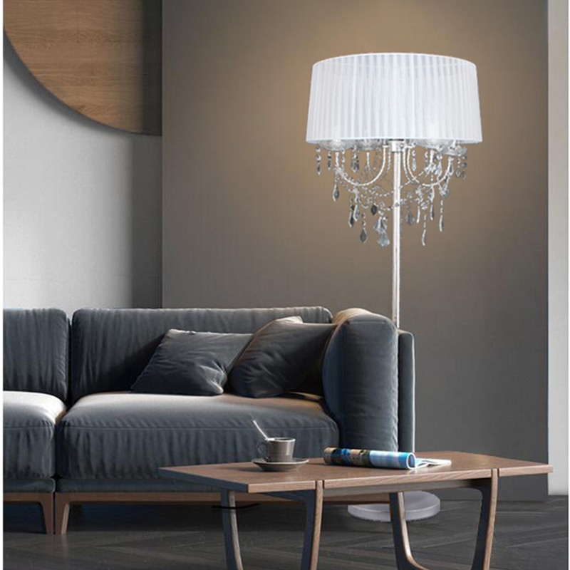 Living Room Light Stand
 elegant luxury led crystal Floor Lamps lights Indoor
