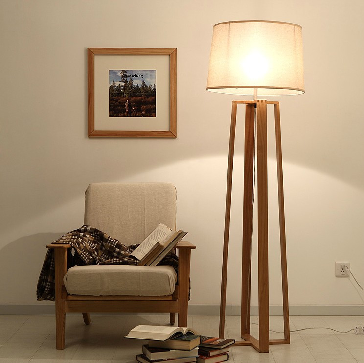 Living Room Light Stand
 Modern Lanting american vintage floor lamp the logs four