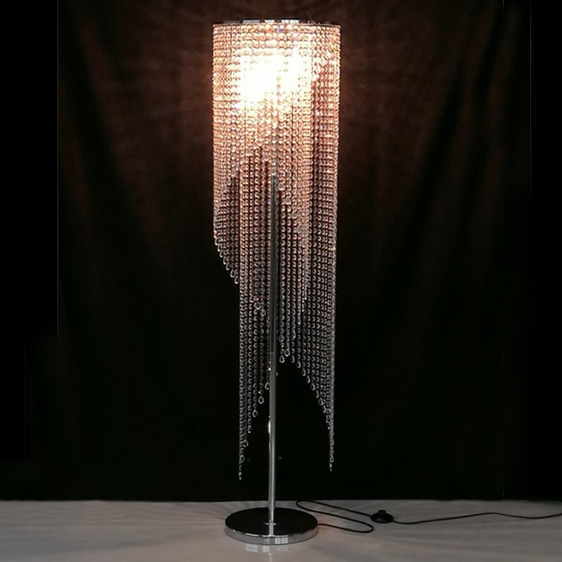 Living Room Light Stand
 led Fashion modern crystal Floor lamp living room lights