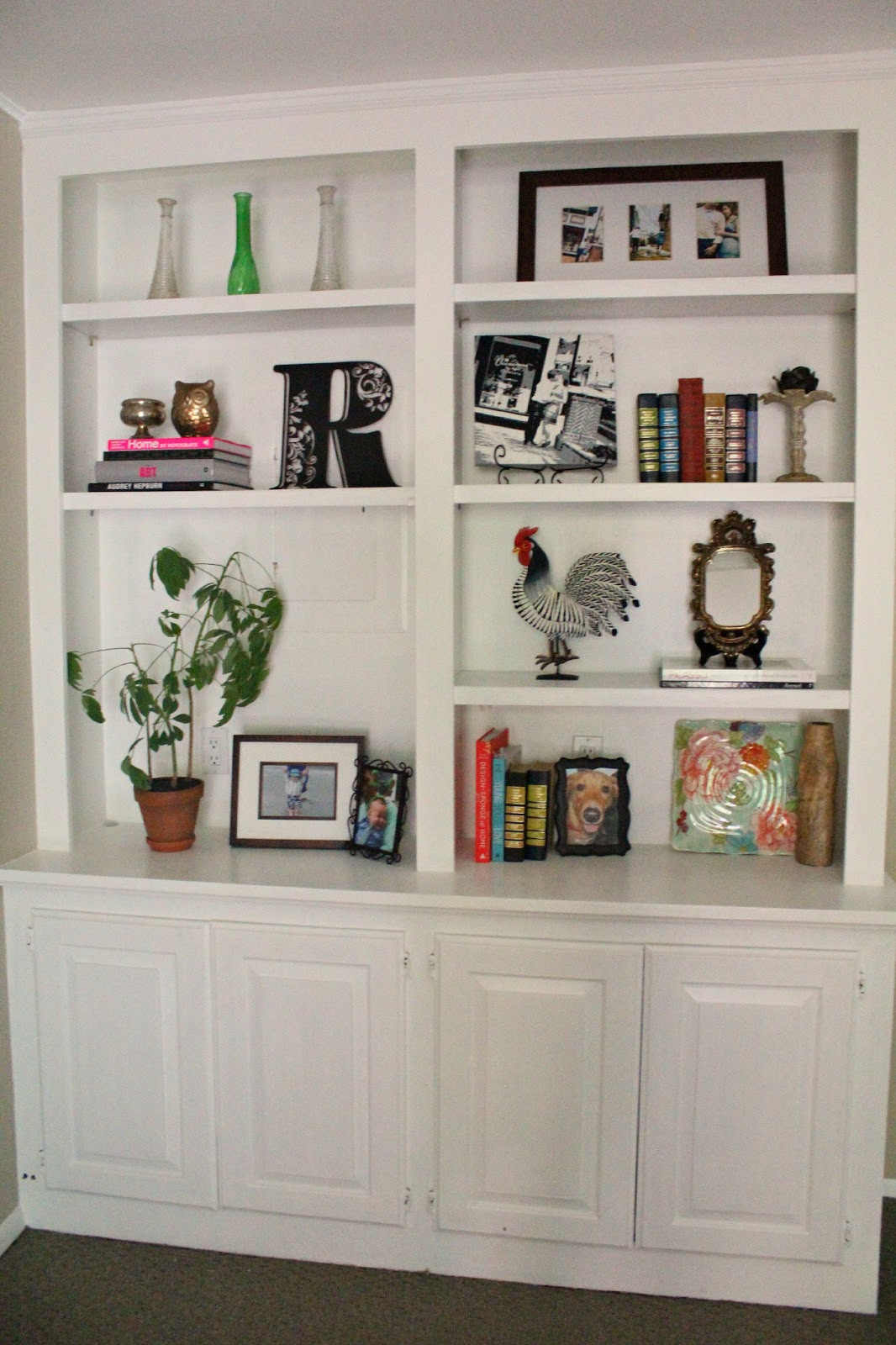 Living Room Shelves Ideas
 Ten June My Living Room Built In Bookshelves Are Styled