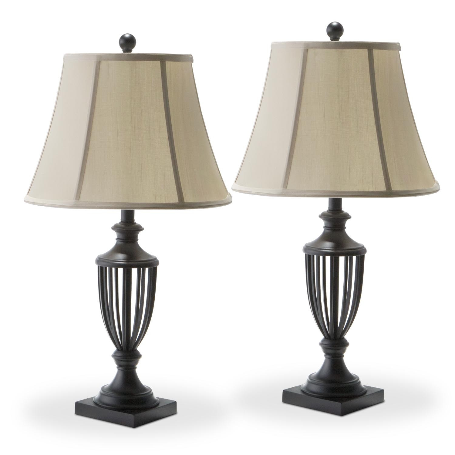 Living Room Table Lamps
 Mason 2 Pack Table Lamp Set