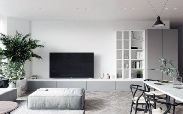 Living Room Tv Wall
 Top 70 Best TV Wall Ideas Living Room Television Designs