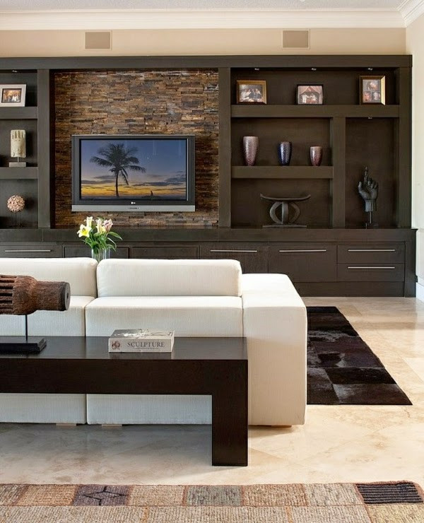 Living Room Tv Wall
 How to use modern TV wall units in living room wall decor