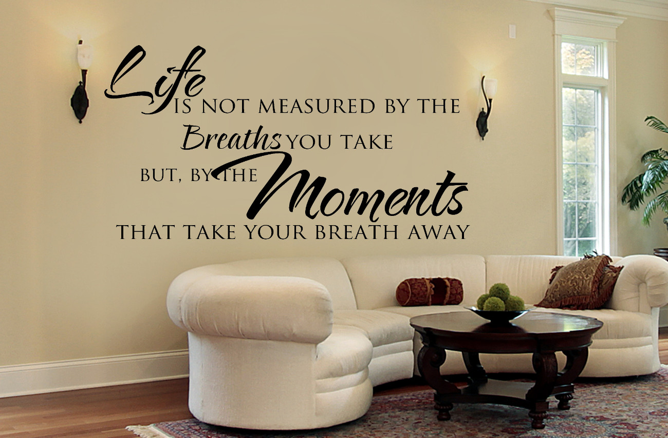Living Room Wall Art Stickers
 Living Room Wall Decals Inspirational Quote