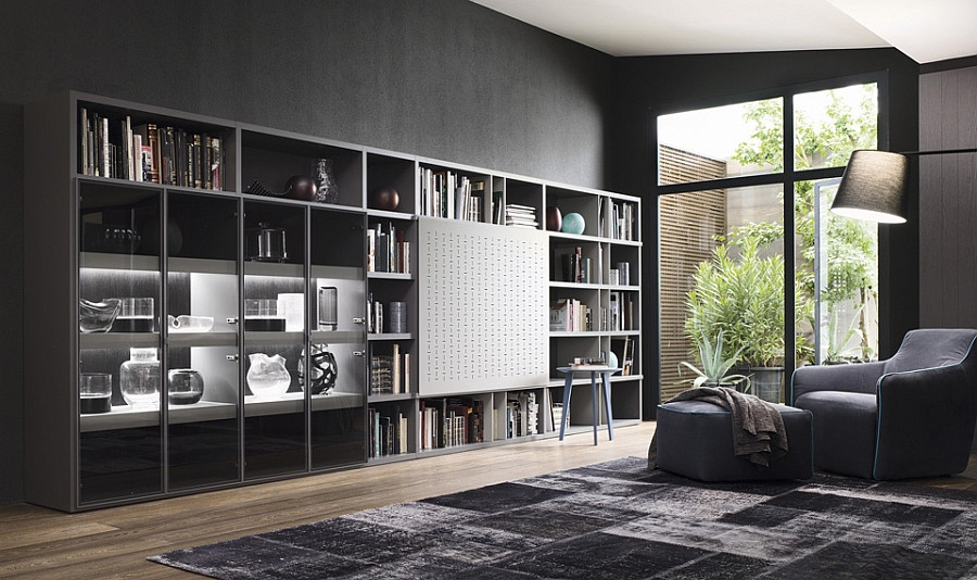 Living Room Wall Unit
 Contemporary Living Room Wall Units And Libraries Ideas