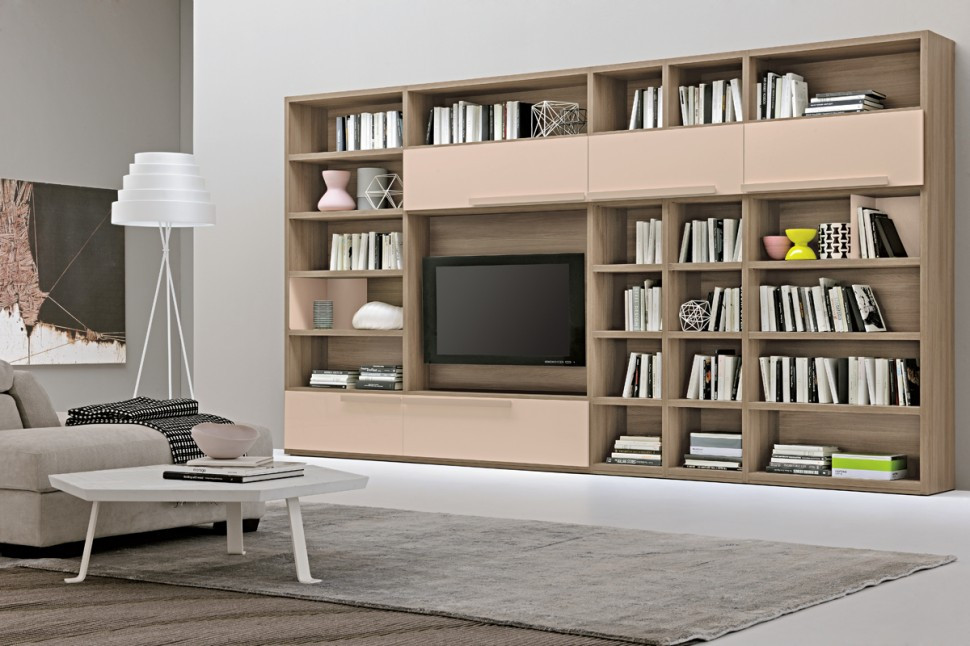 Living Room Wall Unit
 Modern Living Room Wall Units With Storage Inspiration