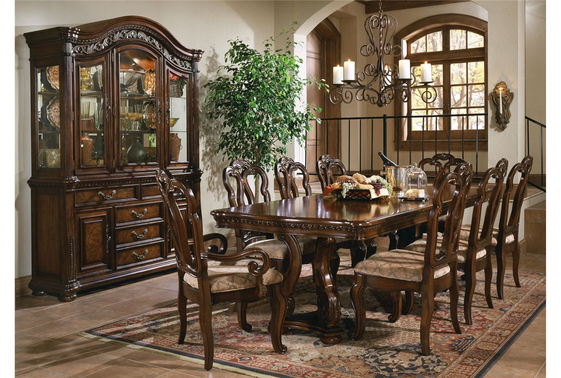 Living Spaces Dining Room Tables
 San Marino 7 Piece Dining Set Living Spaces