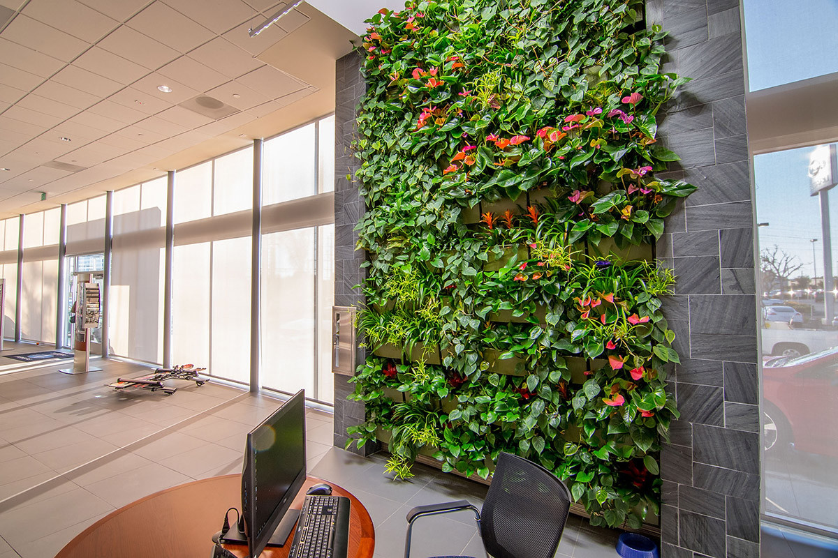 Living Wall Indoor
 Indoor Living Walls LiveWall Green Wall System