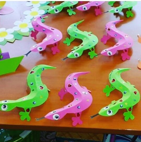 Lizard Craft For Preschool
 Lizard craft preschool