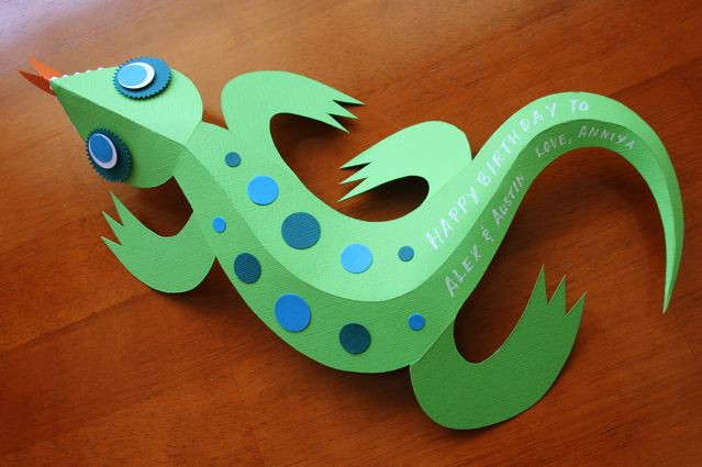 Lizard Craft For Preschool
 3D Paper Lizard Craft Camp