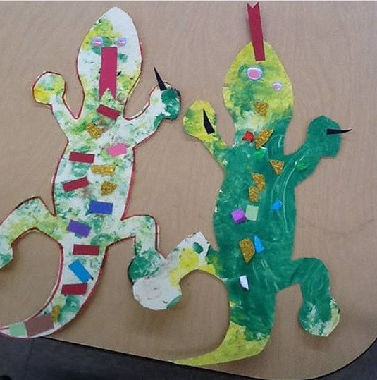 Lizard Craft For Preschool
 Lizard craft preschool