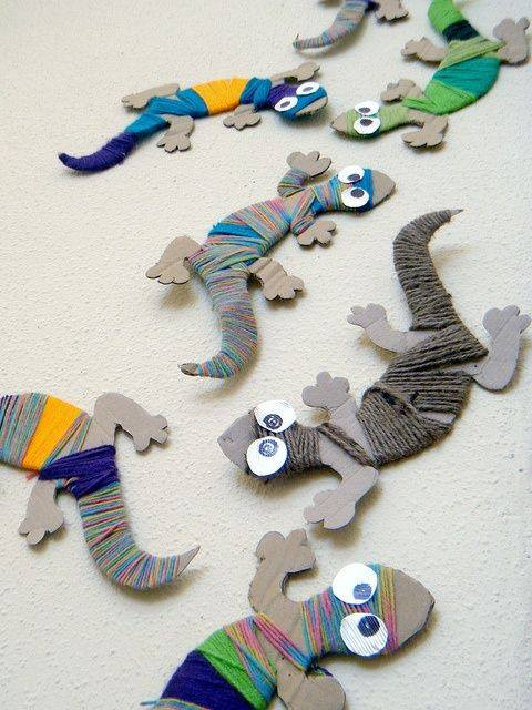 Lizard Craft For Preschool
 Lizard craft preschool