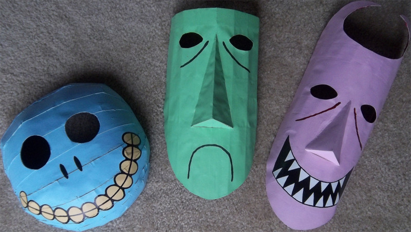 Lock Shock And Barrel Masks DIY
 Adventurous fun in design