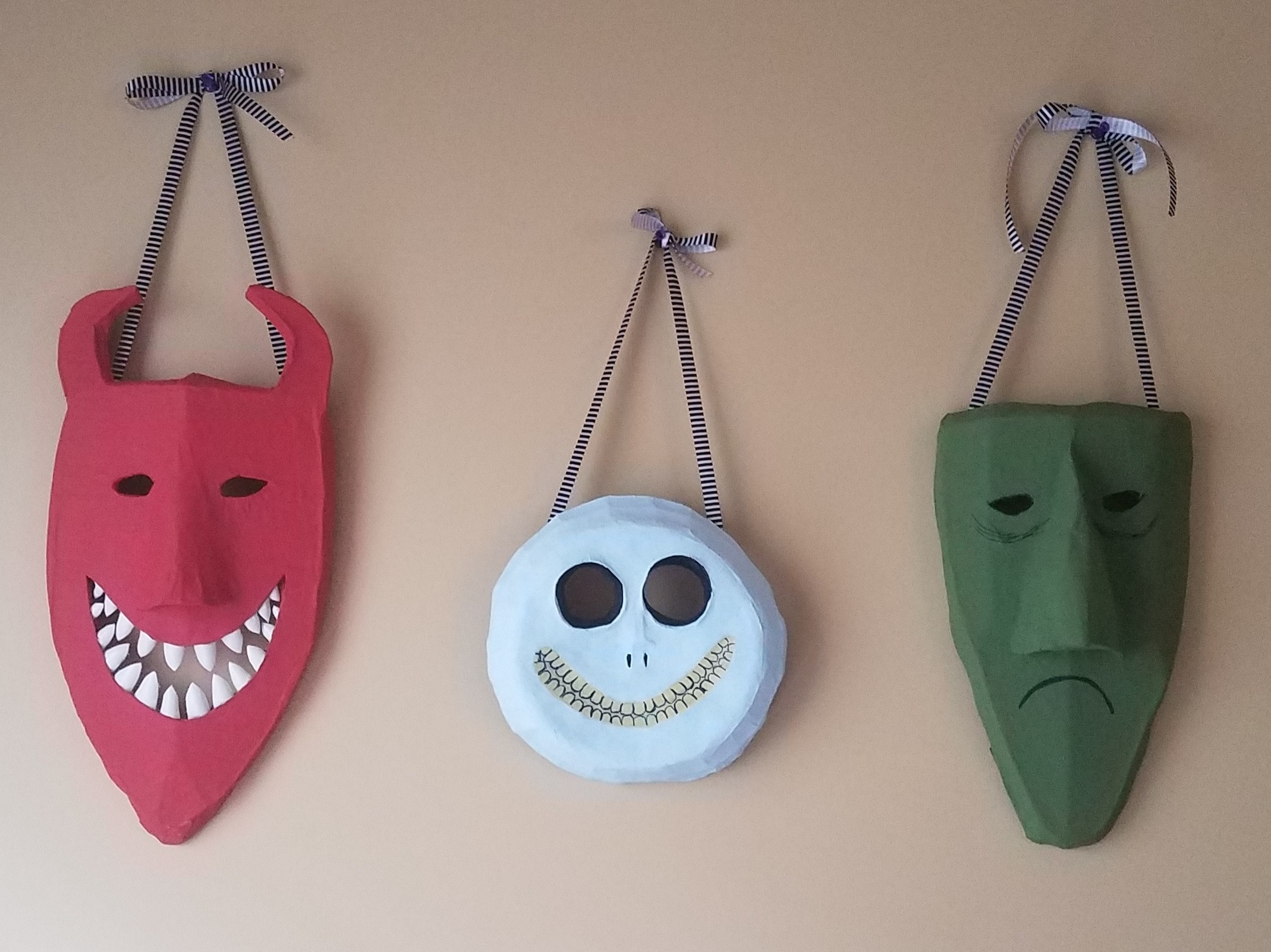 Lock Shock And Barrel Masks DIY
 Nightmare Before Christmas
