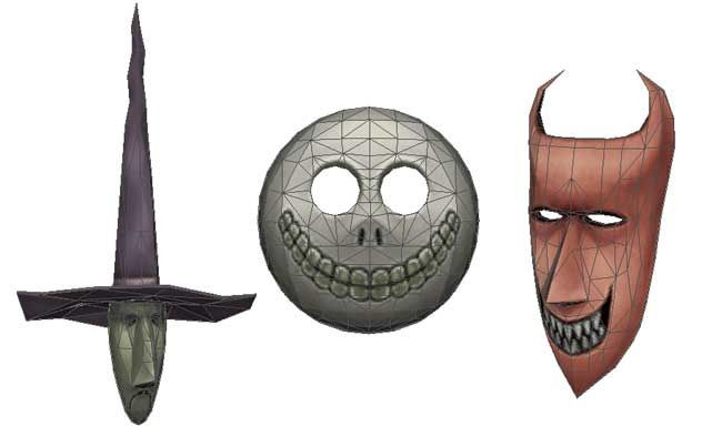 Lock Shock And Barrel Masks DIY
 These three halloween papercrafts are Lock Shock and