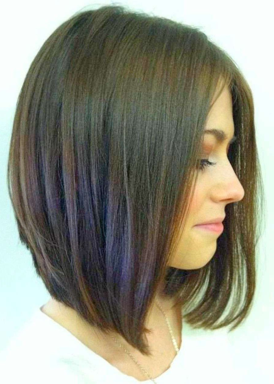 Long Bob Haircuts Back View
 2019 Popular Rounded Tapered Bob Hairstyles With Shorter