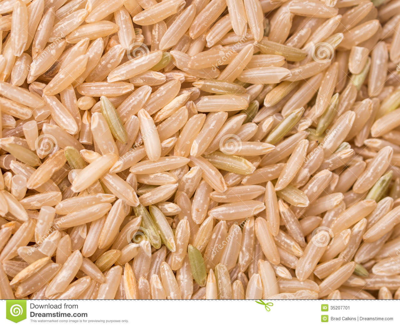 Long Grain Brown Rice
 Brown Rice Stock Image Image