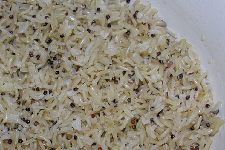 Long Grain Brown Rice
 Perfect long grain brown rice with black or red quinoa