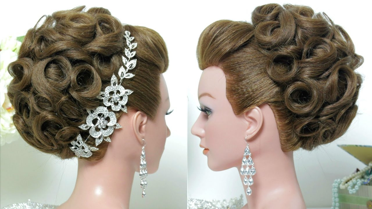 Long Hair Hairstyles For Wedding
 Bridal hairstyle Wedding updo for long hair tutorial