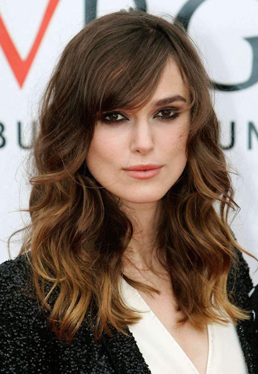 Long Hairstyles For Square Faces
 Keira Knightley Long Wavy Haircuts For Square Faces