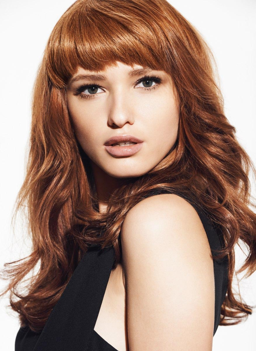 Long Red Hairstyles
 Long Red Hair with Short Bangs Hair Wigs & Hair Cuts