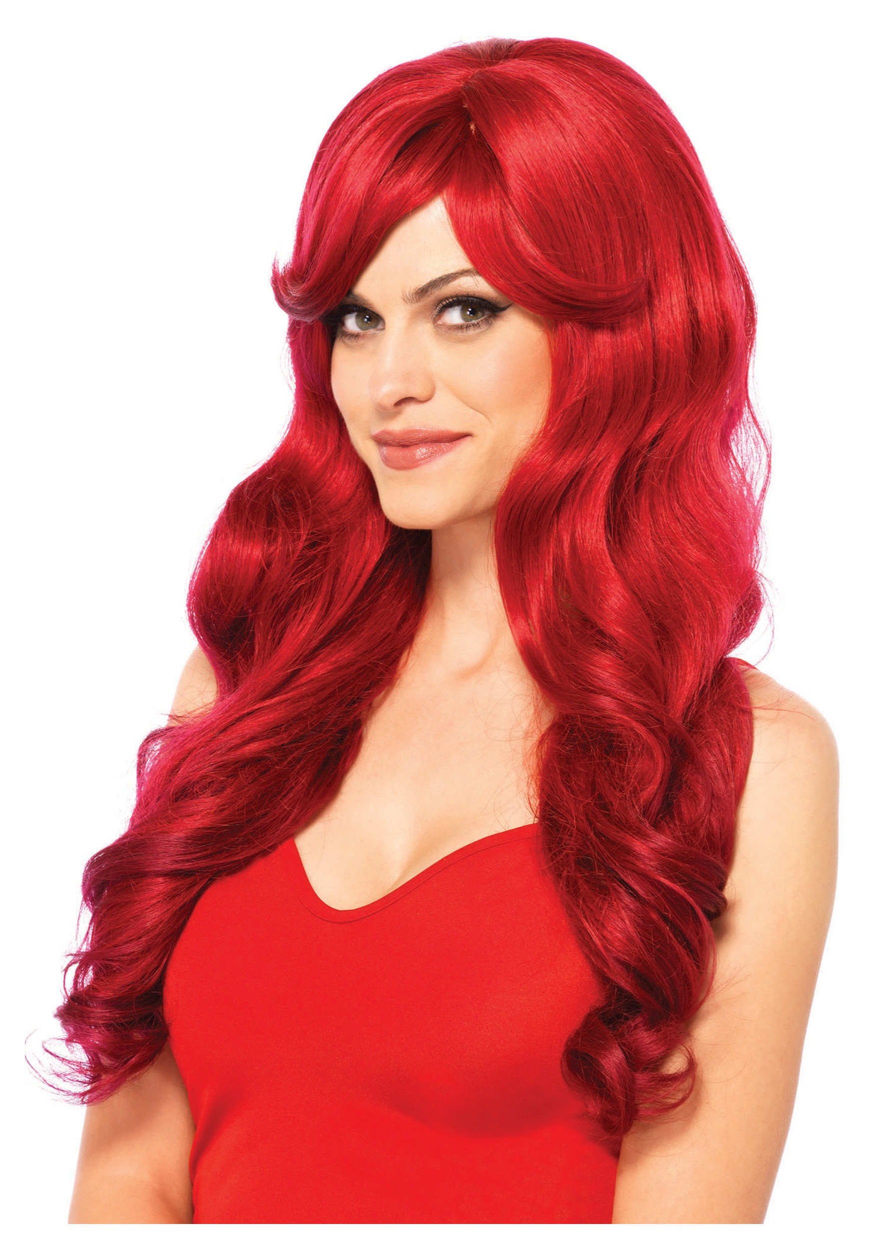 Long Red Hairstyles
 Long Wavy Red Wig
