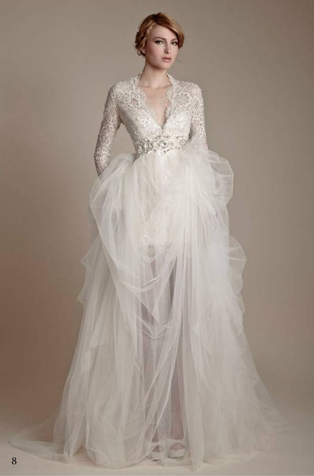 Long Sleeve Wedding Gowns
 12 Inspiring Long Sleeve Wedding Dresses