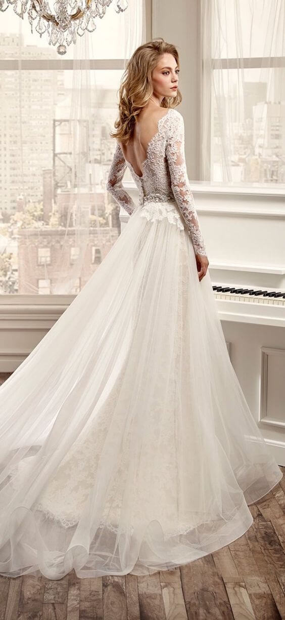 Long Sleeve Wedding Gowns
 45 of the Most Stunning Long Sleeve Wedding Dresses
