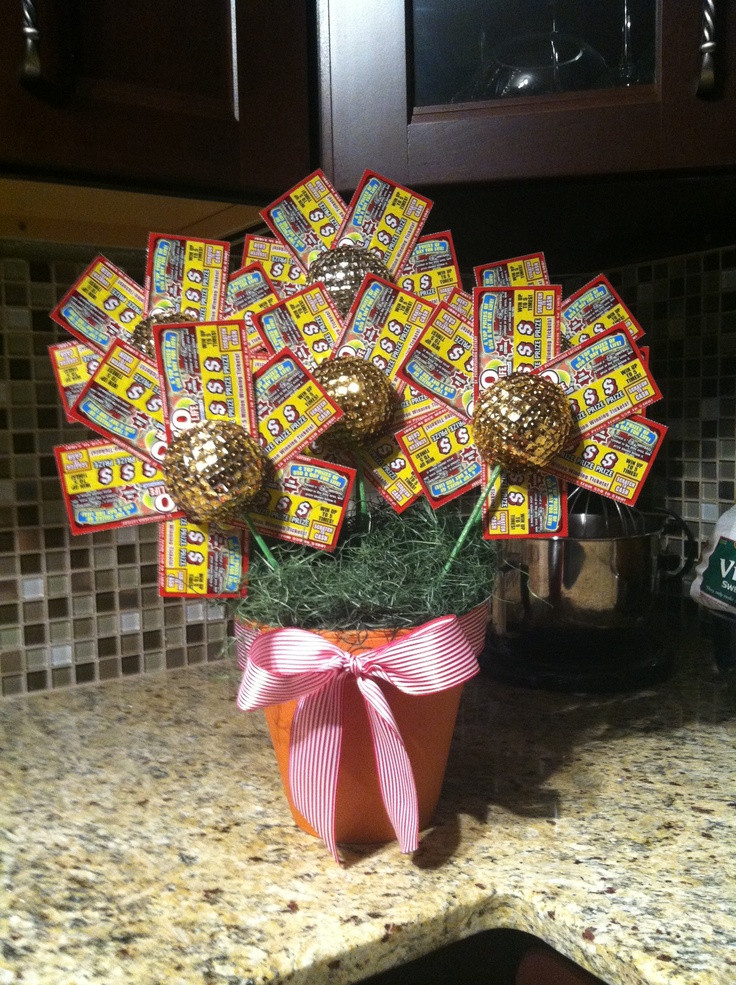 Lottery Gift Basket Ideas
 how to make a lottery bouquet
