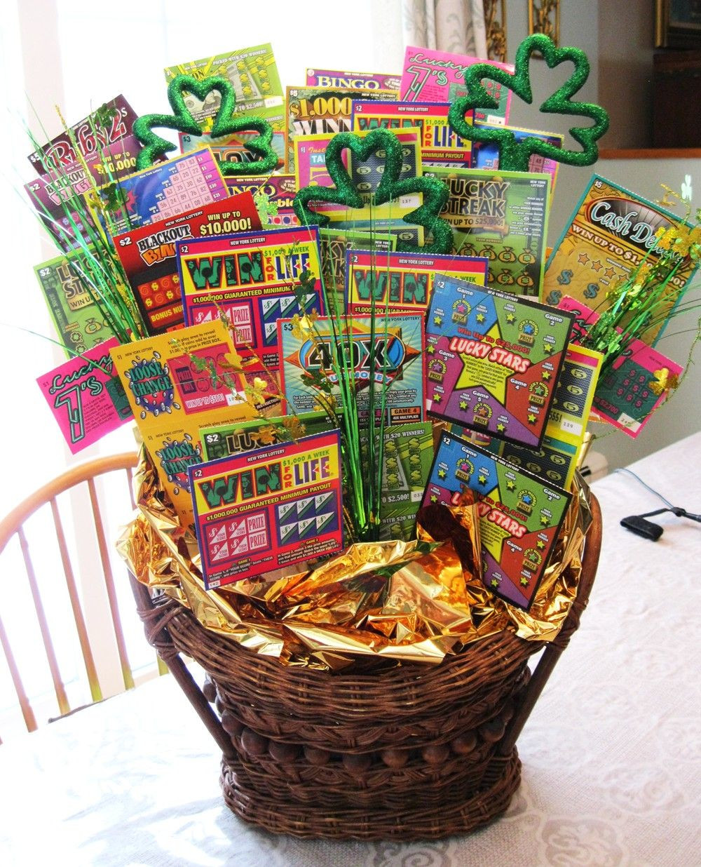 Lottery Gift Basket Ideas
 Lottery Raffle basket