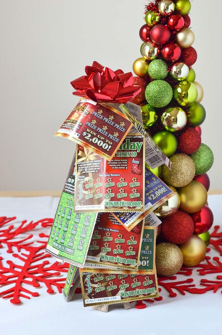 Lottery Ticket Christmas Gift Ideas
 NJ Lottery Tickets Christmas Tree Gift Idea Courtney s