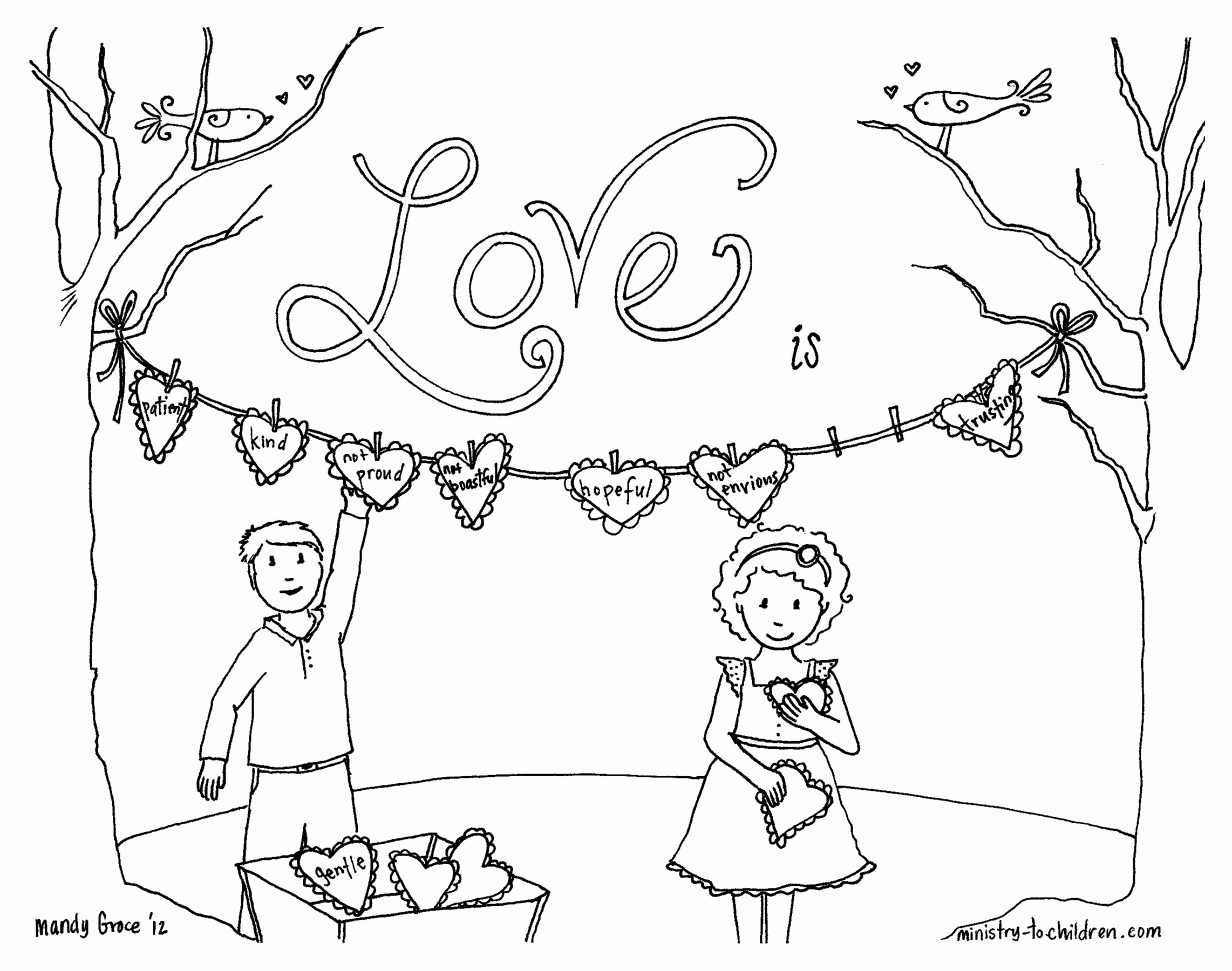 Love Coloring Pages For Kids
 God Is Love Coloring Pages Free Coloring Home