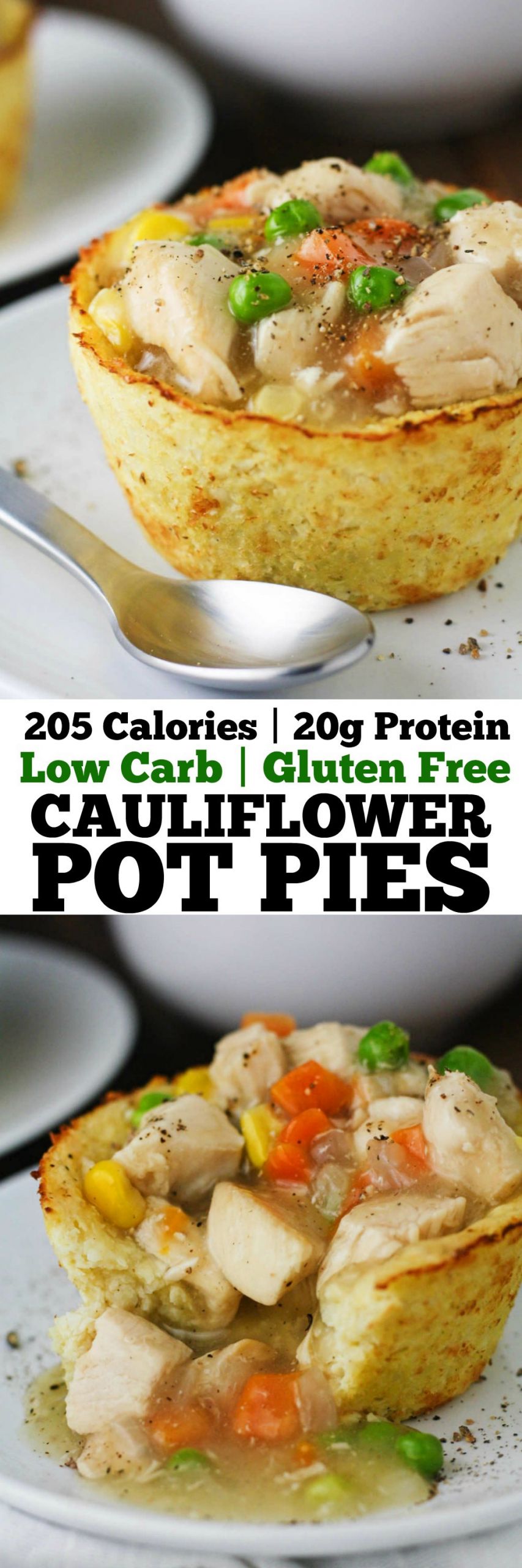 Low Calorie Chicken Pot Pie
 Low Carb Cauliflower Pot Pies It s Cheat Day Everyday