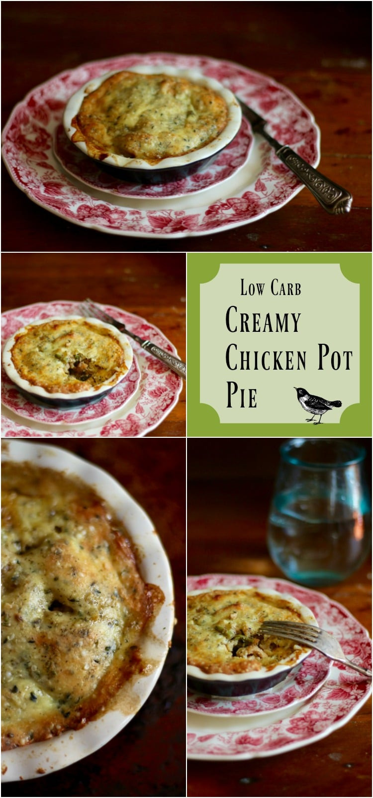 Low Calorie Chicken Pot Pie Recipe
 Creamy Chicken Pot Pie Low Carb and GF lowcarb ology
