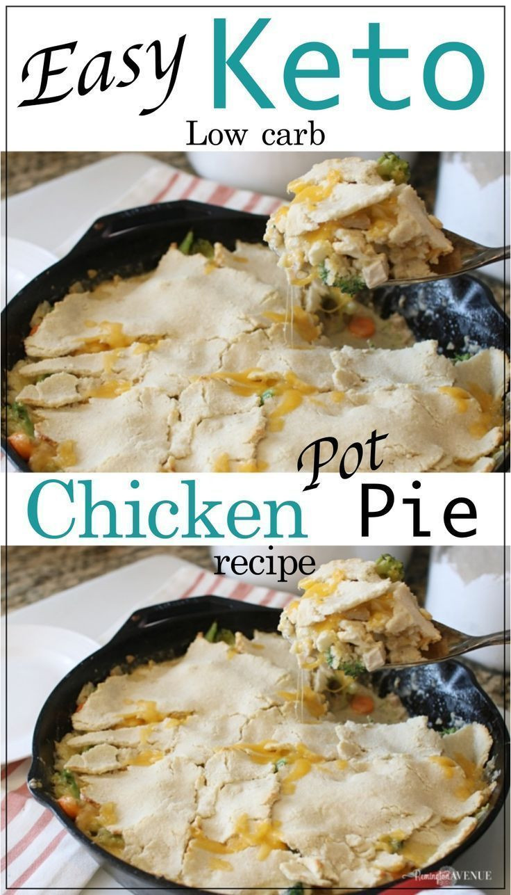 Low Calorie Chicken Pot Pie Recipe
 Ketogenic low carb chicken pot pie recipe