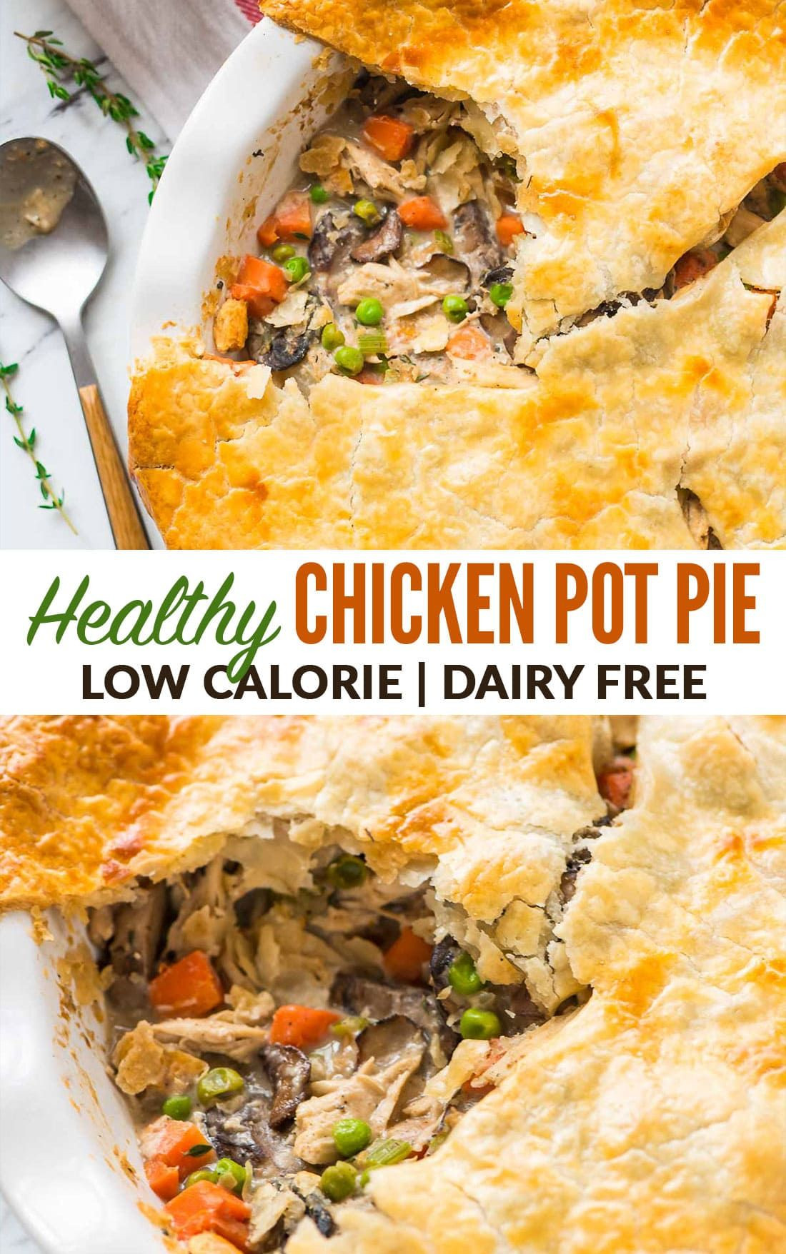 Low Calorie Chicken Pot Pie Recipe
 Healthy Chicken Pot Pie Easy low calorie only 380