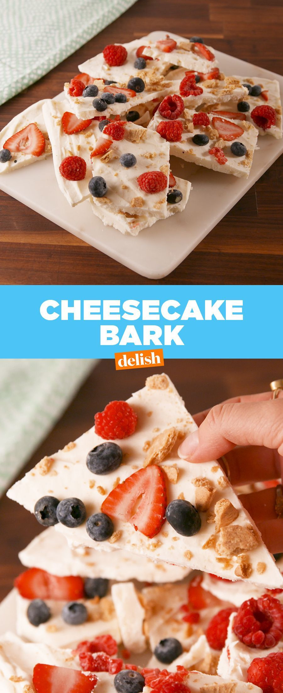 Low Calorie Christmas Desserts
 Cheesecake Bark Recipe