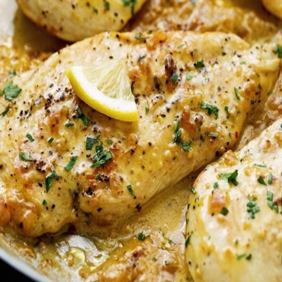 Low Calorie Crock Pot Chicken Breast Recipes
 Slow Cooker Lemon Garlic Chicken Recipe