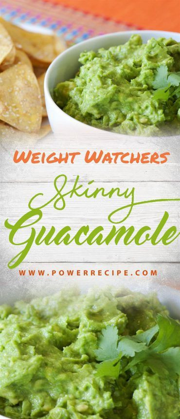 Low Calorie Guacamole
 Skinny Guacamole