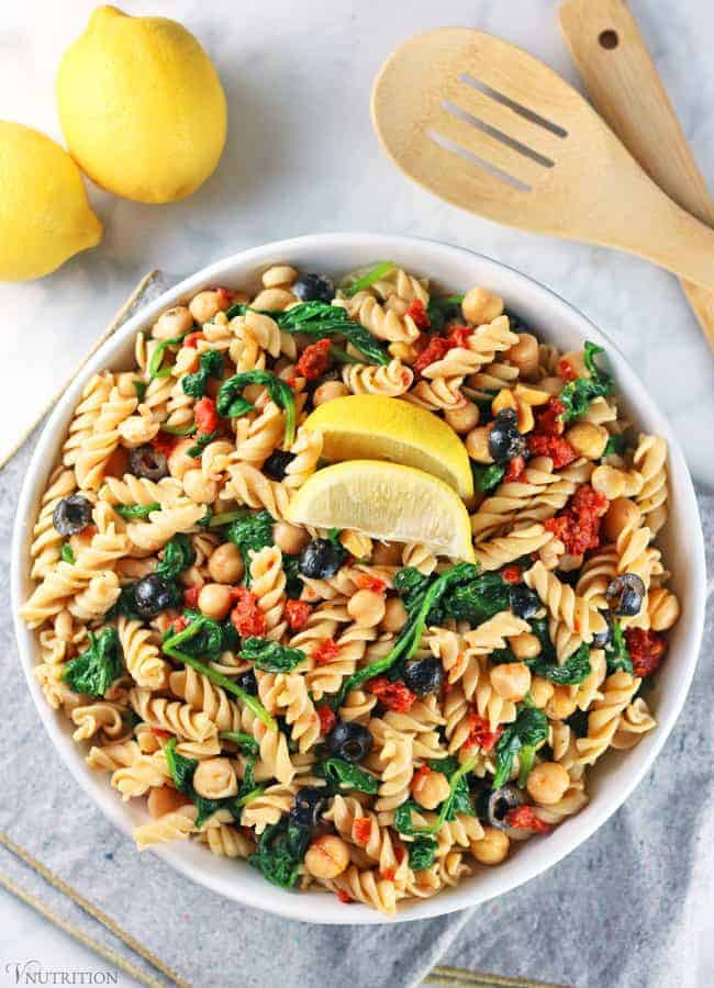 Low Calorie Pasta Salad
 Easy Vegan Pasta Salad