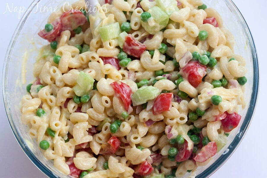 Low Calorie Pasta Salad
 Low Fat Pasta Salad with Ve ables Nap time Creations