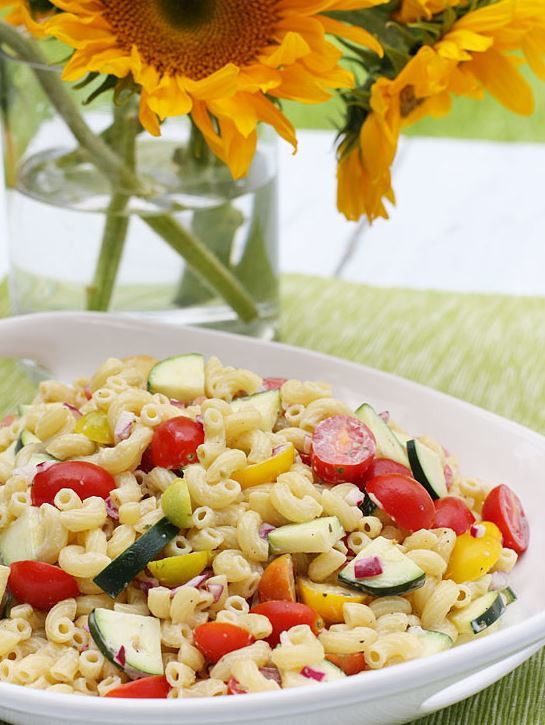 Low Calorie Pasta Salad
 Low Fat Summer Macaroni Salad