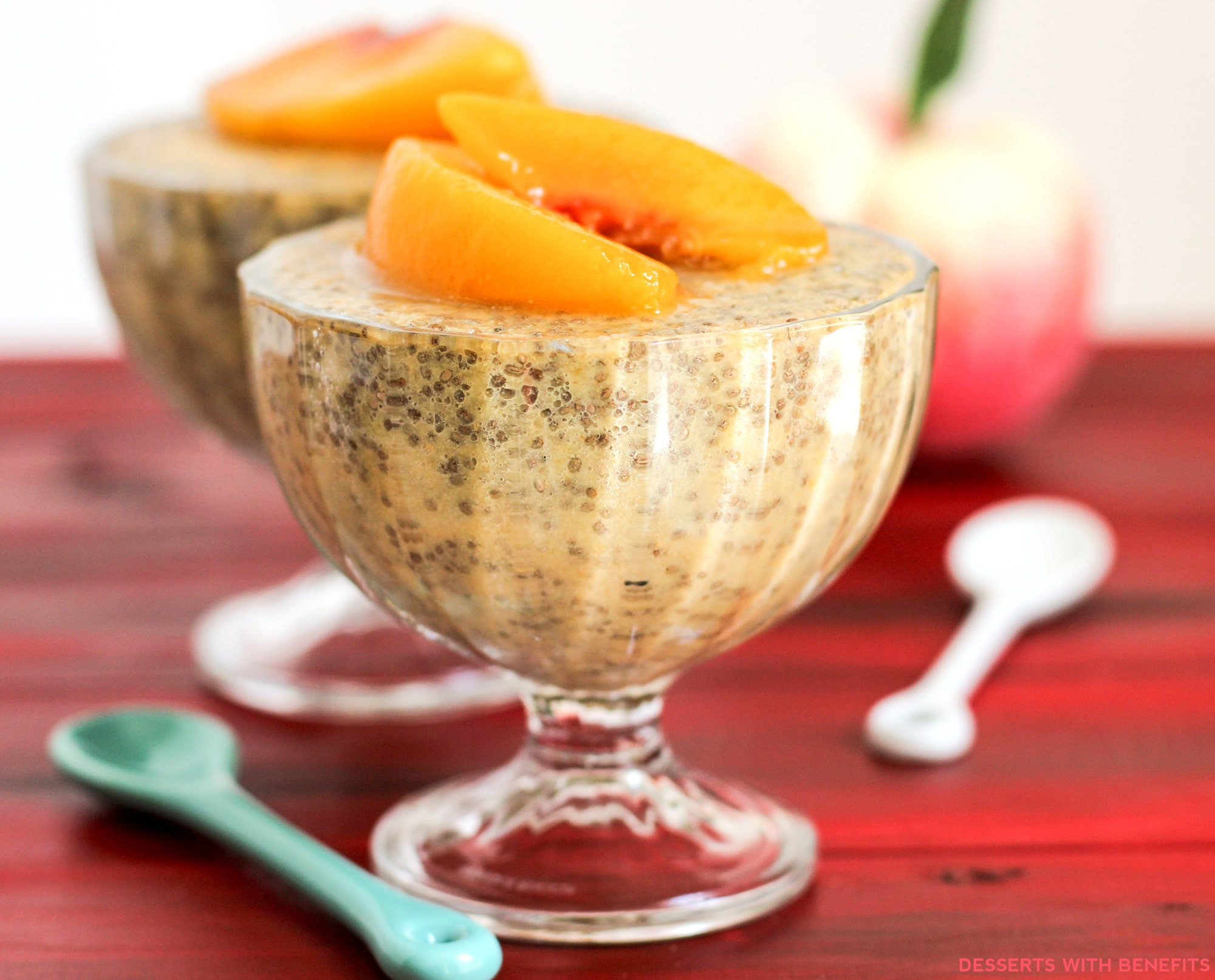 Low Calorie Peach Recipes
 Healthy Ginger Peach Chia Seed Pudding Recipe